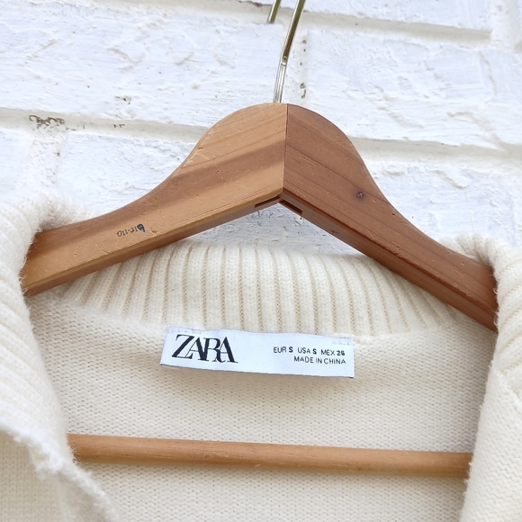 Zara Stripe Pullover Knit Sweater Small - Picture 4 of 7